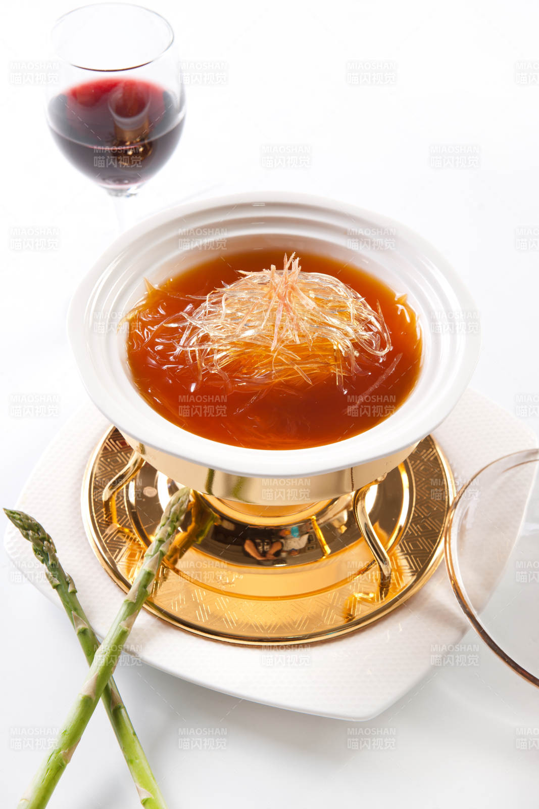 滋补养生捞汁鱼翅图片