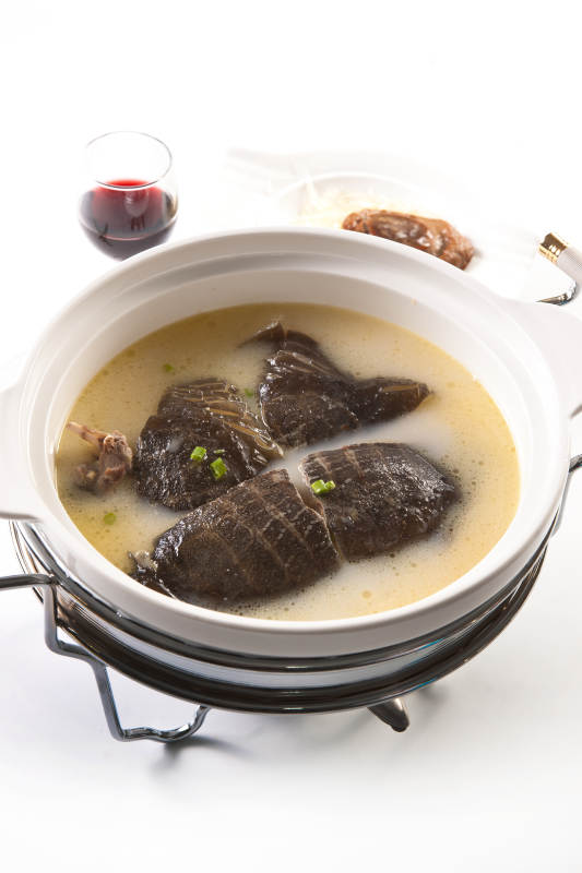 砂锅奶汤炖甲鱼图片