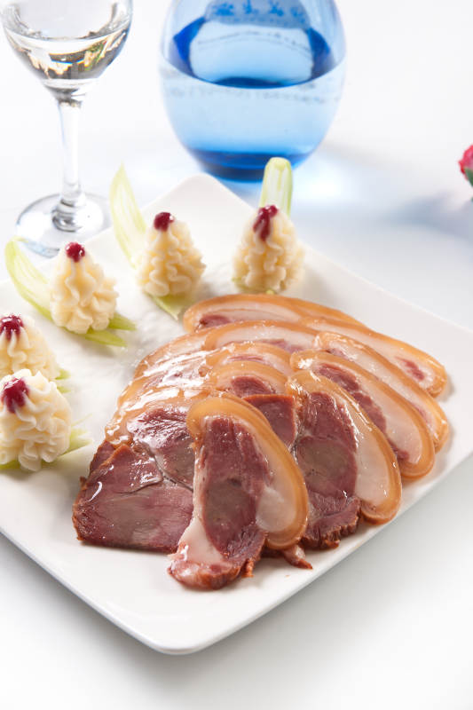 薯泥冷切猪头肉图片