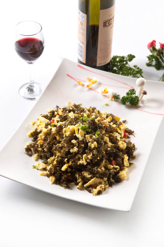 地皮菜炒鸡蛋图片