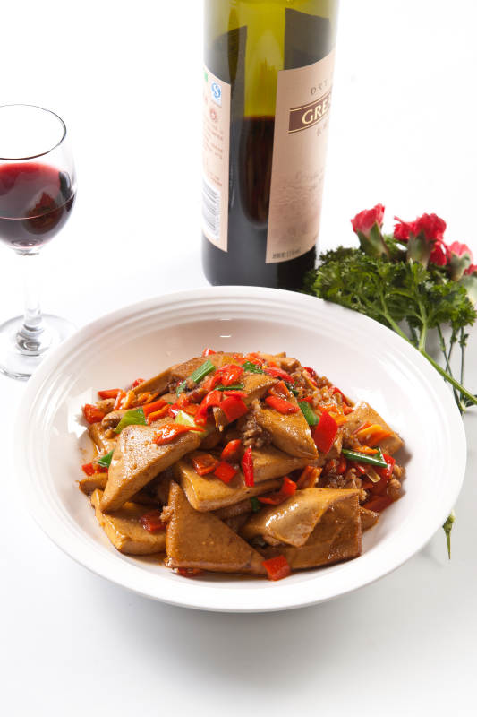 香辣千页豆腐图片