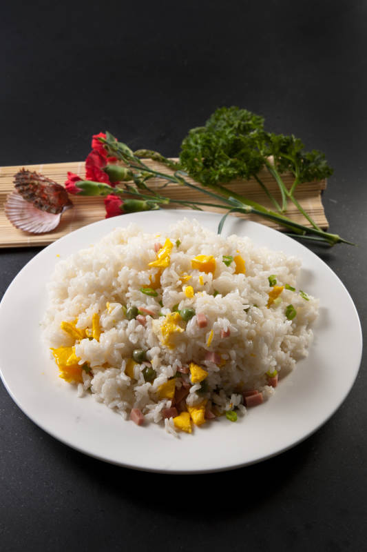黄金蛋炒饭图片