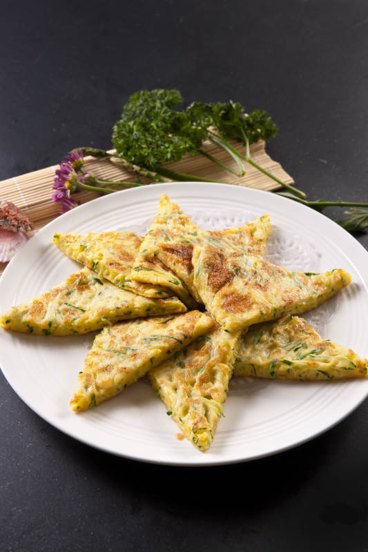 美味蔬菜鸡蛋饼图片