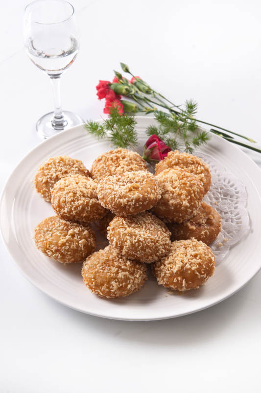 张垣坝上油炸黄糕图片