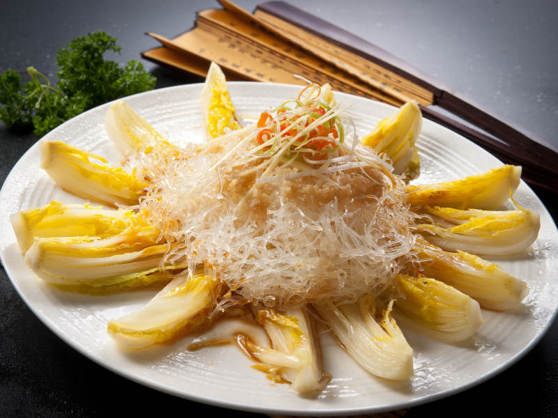 蒜蓉粉丝娃娃菜图片