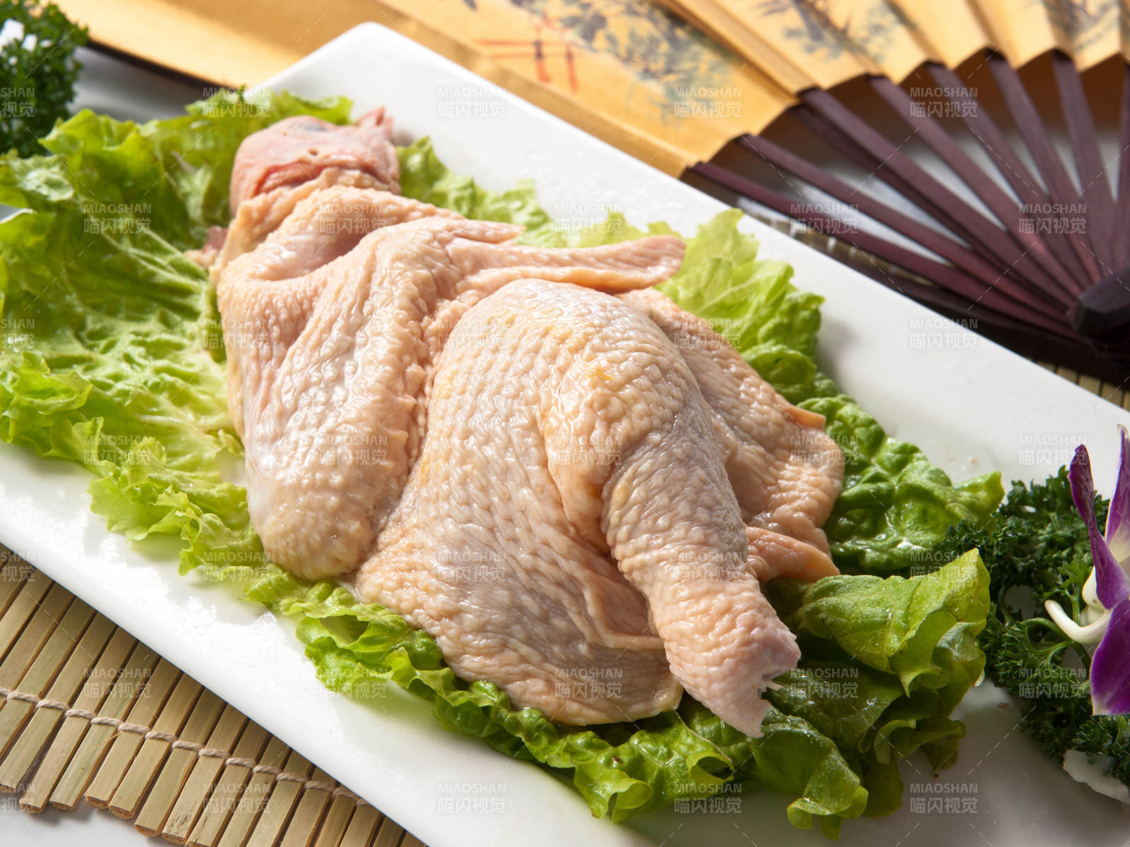 火锅食材半只三黄鸡图片