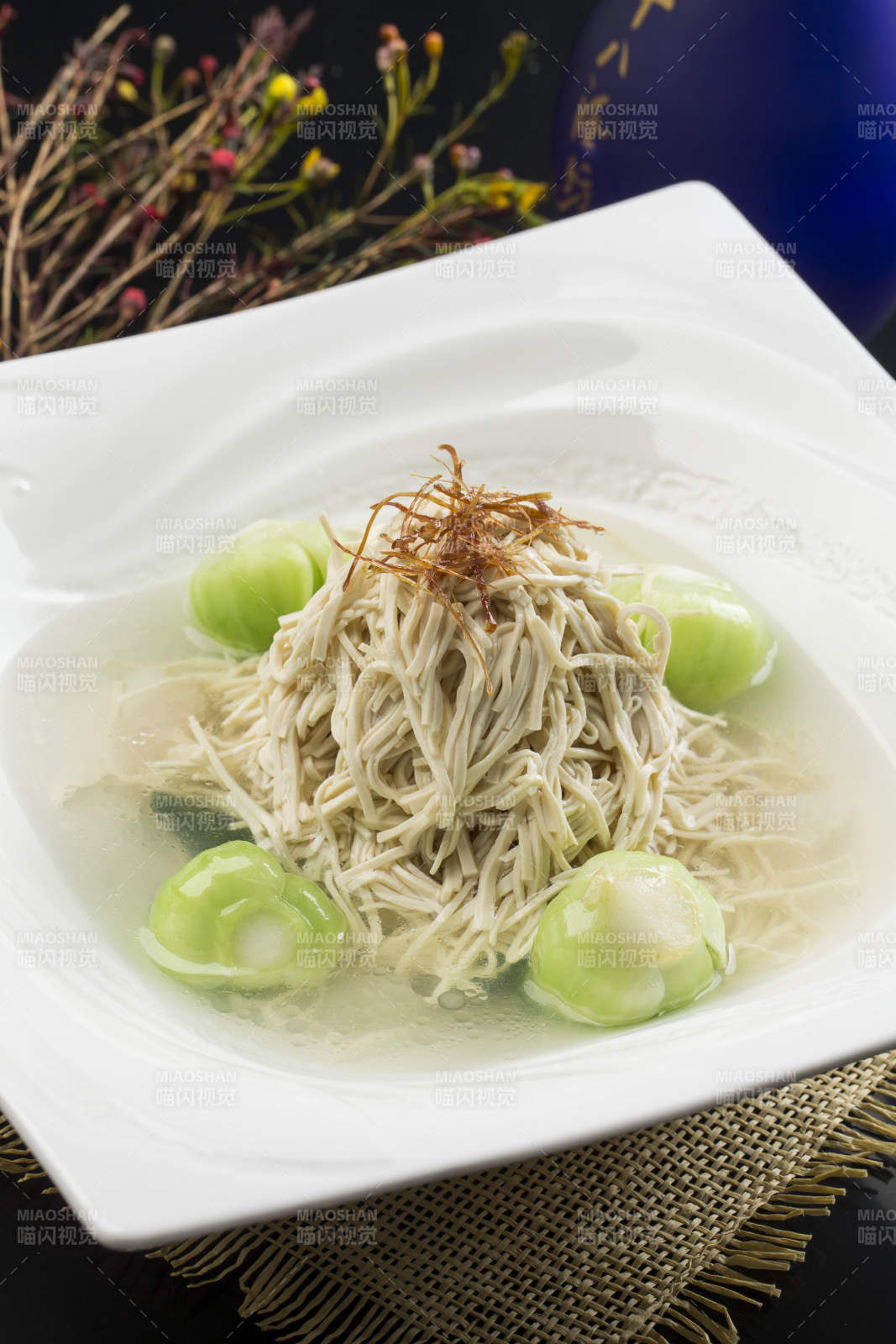 浓汤大烫干丝图片