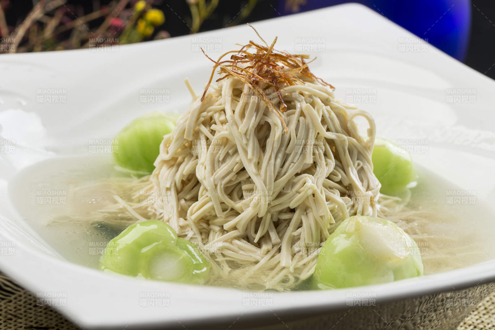 浓汤大烫干丝图片