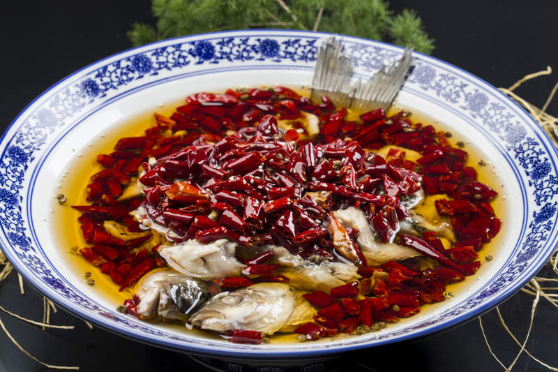 沸腾飘香水煮鱼图片