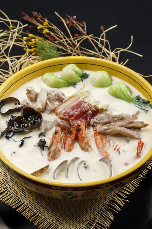 浓汤什锦海鲜汇图片