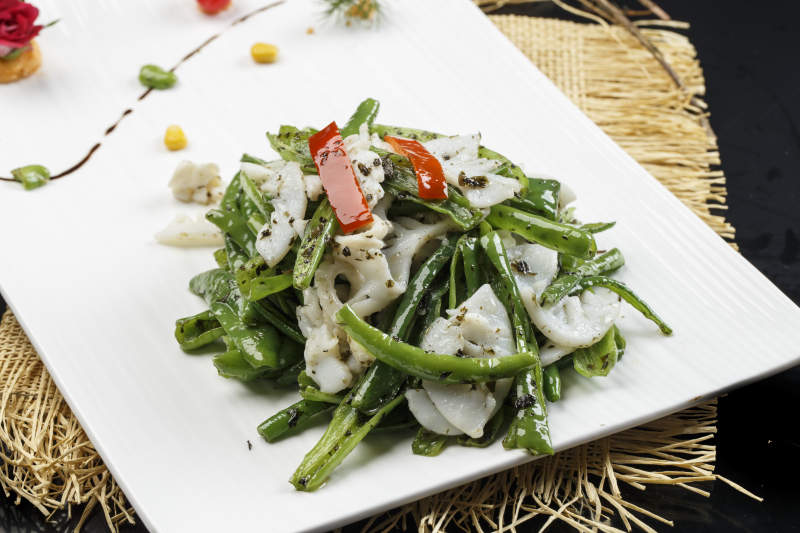 杭椒爆螺片图片