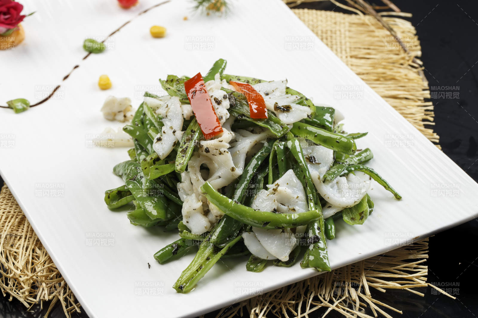 杭椒爆螺片图片