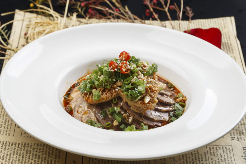 香辣卤味牛肉金钱肚图片