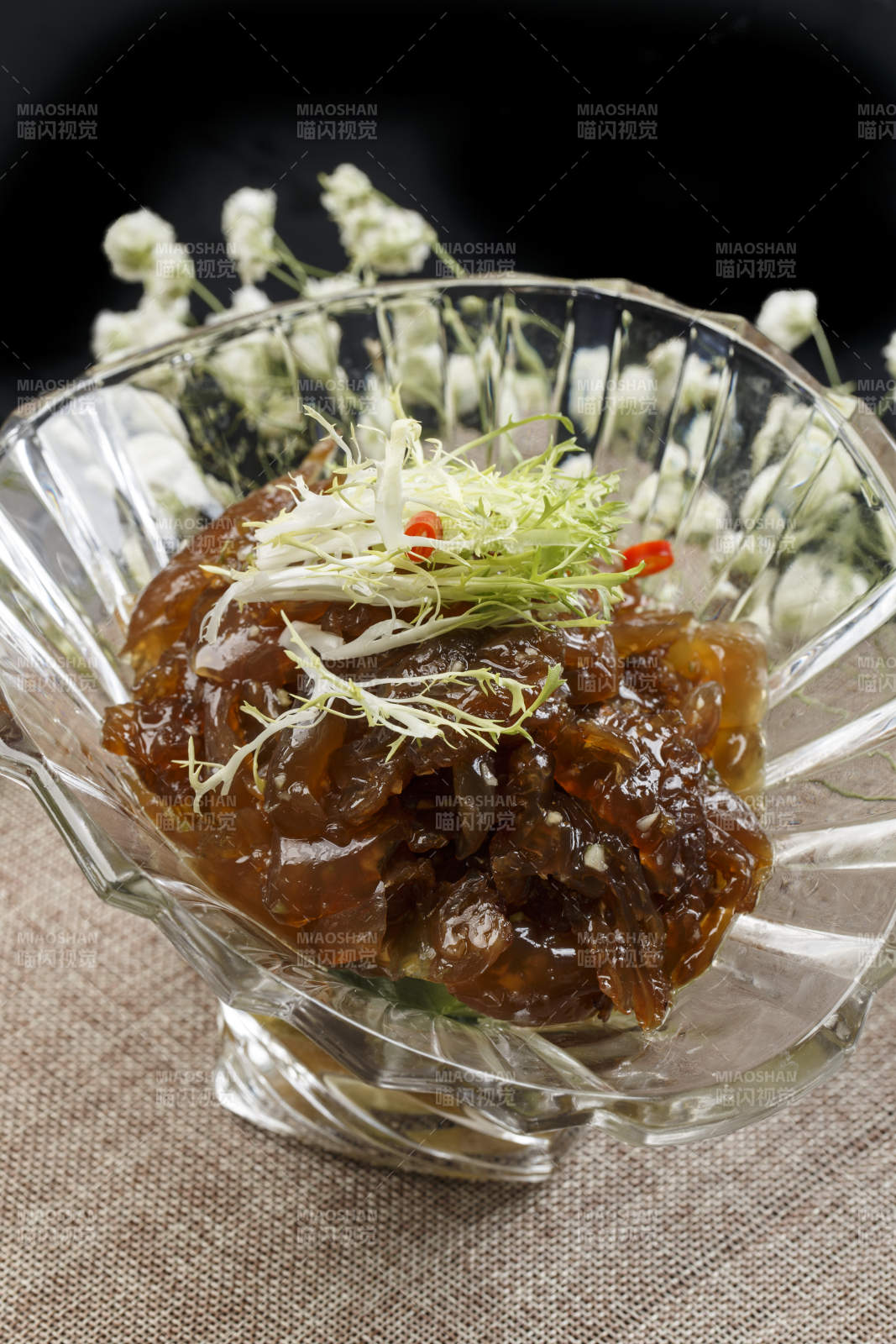 凉拌老醋蛰头图片