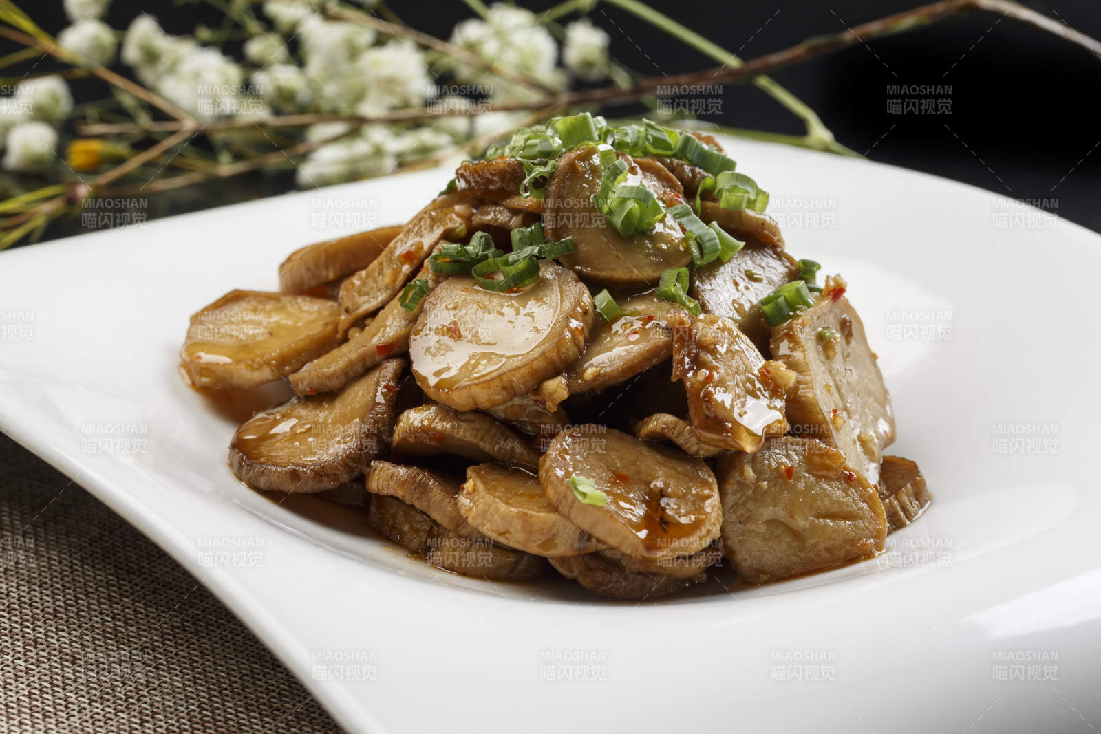 酱爆杏鲍菇片图片