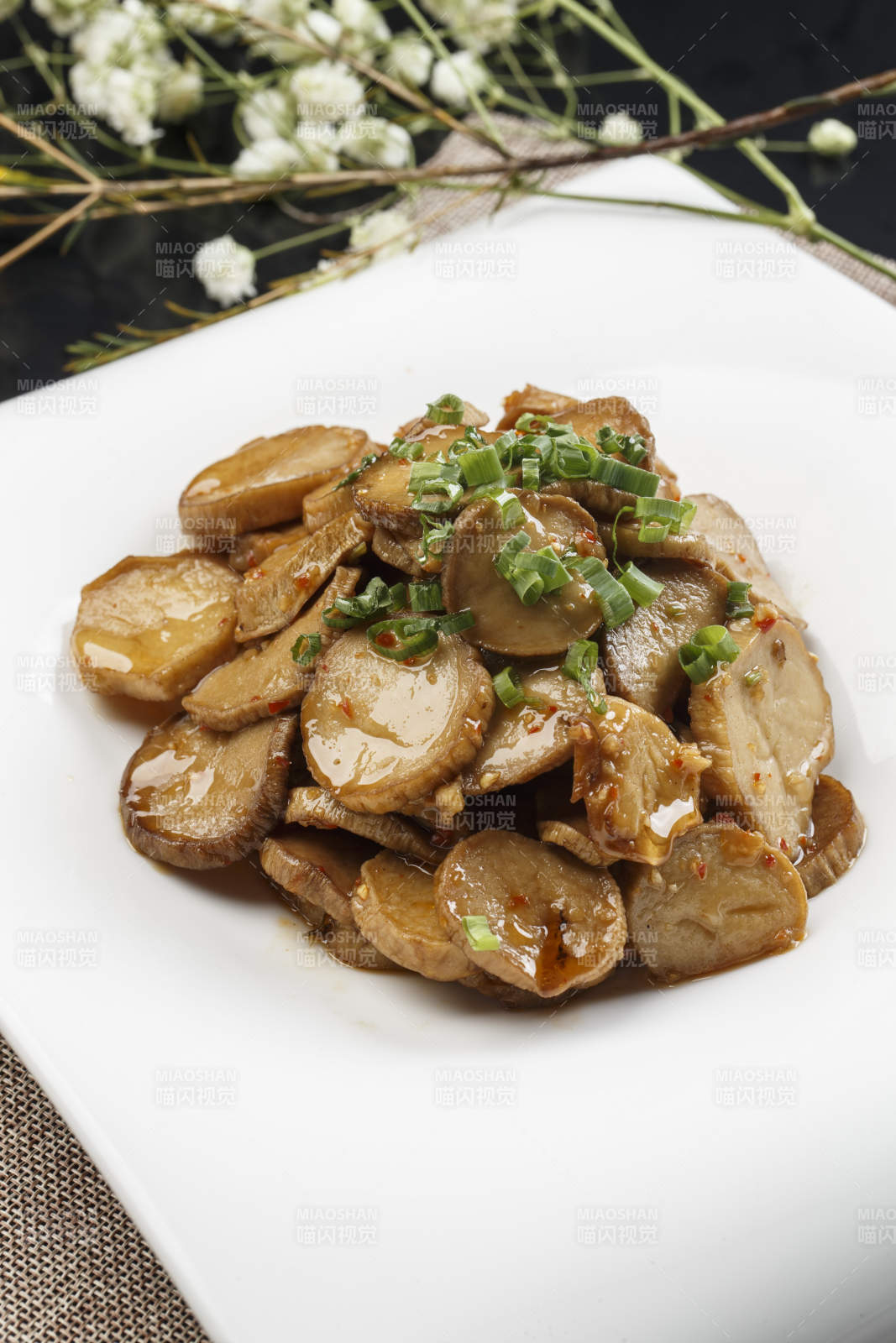 酱爆杏鲍菇片图片