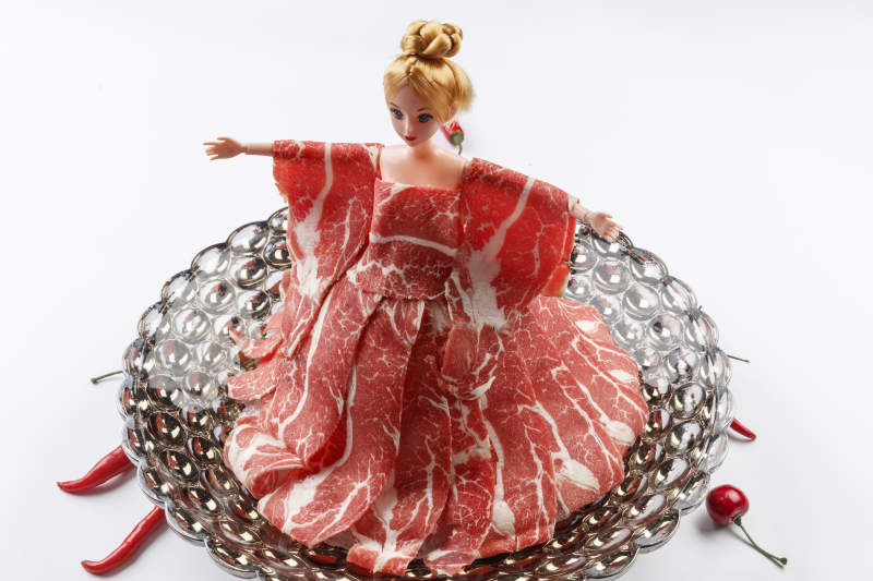 火锅食材涮肉牛羊肉图片