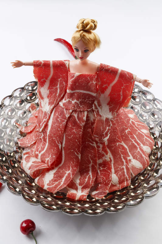 火锅食材涮肉牛羊肉图片