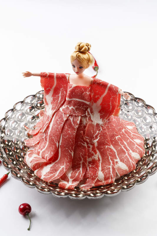 火锅食材涮肉牛羊肉图片