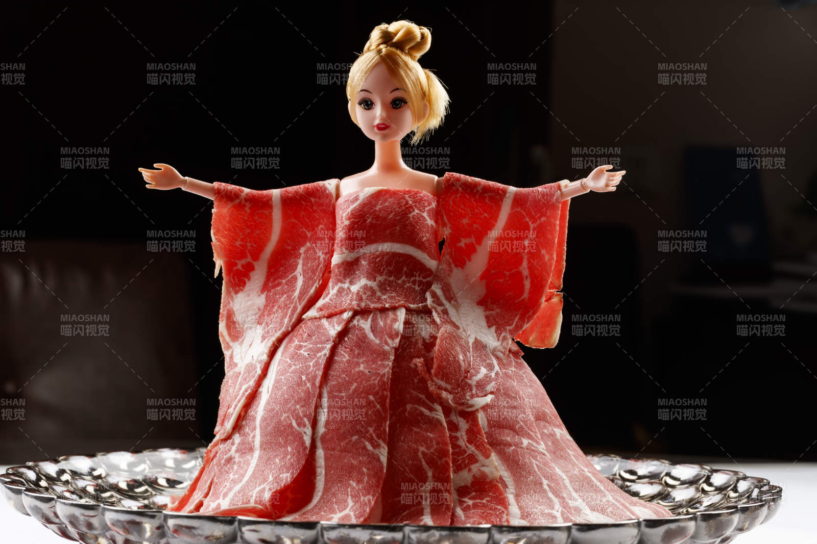 火锅食材涮肉牛羊肉图片