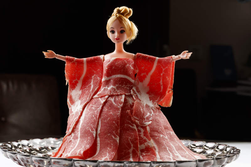 火锅食材涮肉牛羊肉图片