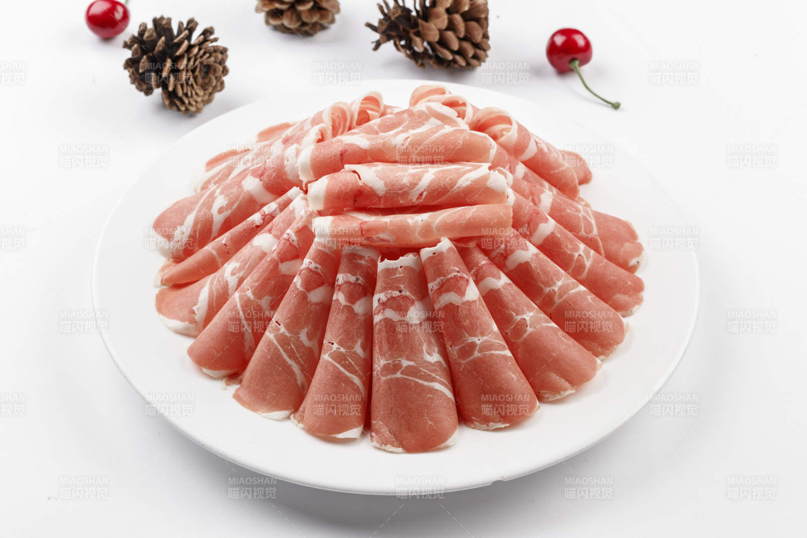 火锅食材涮肉牛羊肉图片