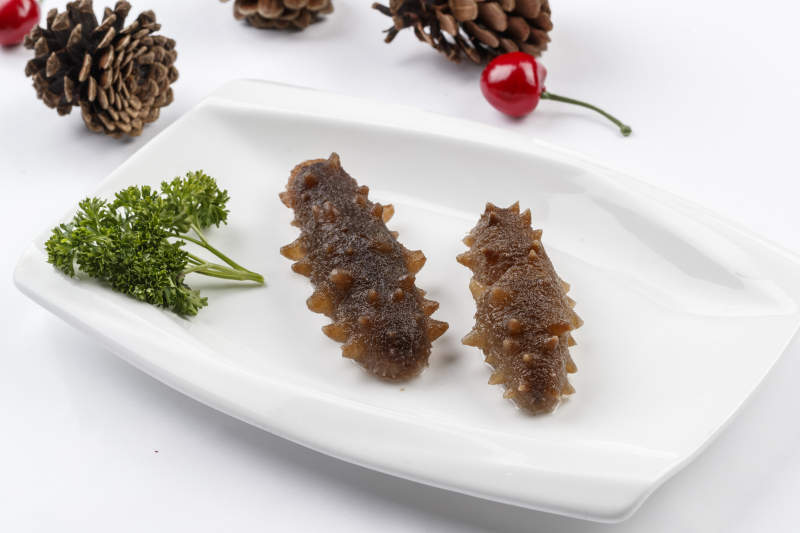 高档火锅料理食材涮海参图片