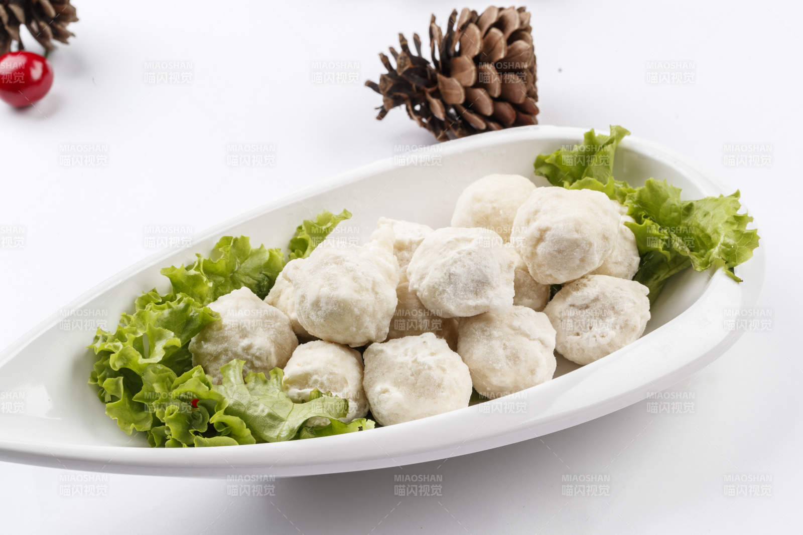 高档火锅料理食材图片