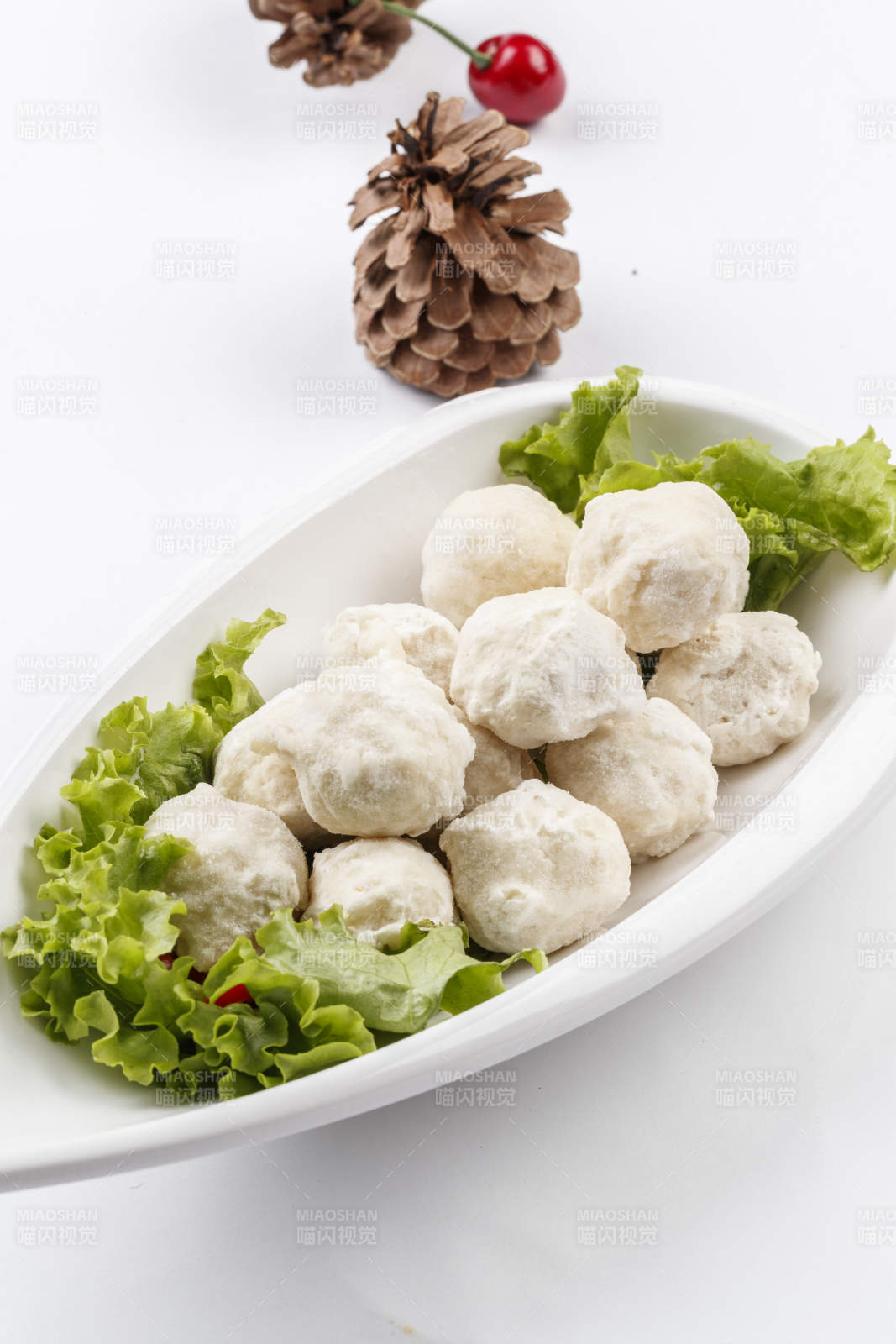 高档火锅料理食材图片