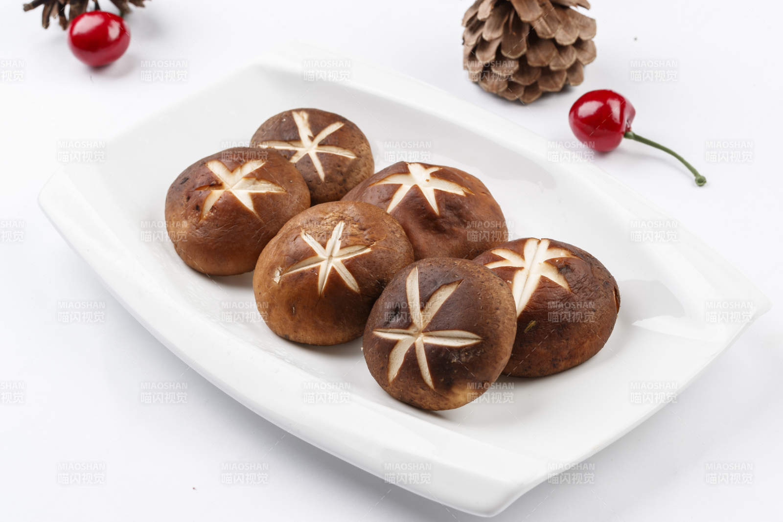 高档火锅料理食材图片