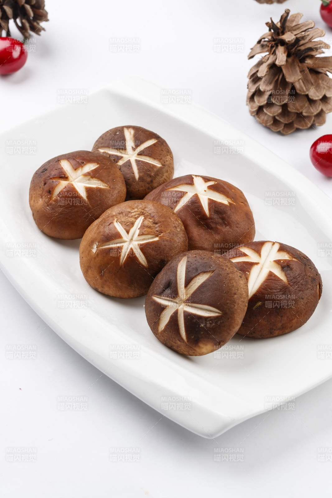 高档火锅料理食材图片