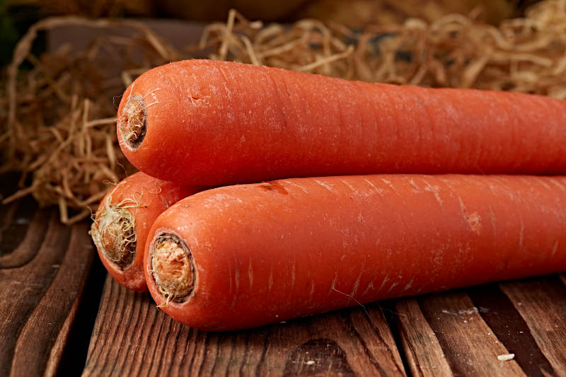 新鲜采摘有机蔬菜胡萝卜图片