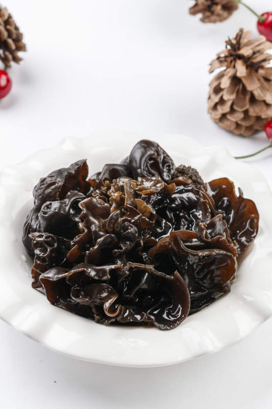 高档火锅料理食材木耳图片