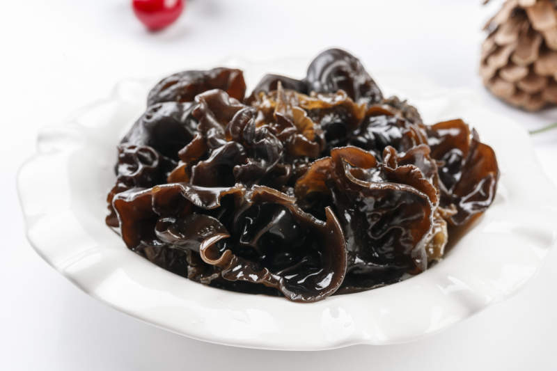 高档火锅料理食材木耳图片