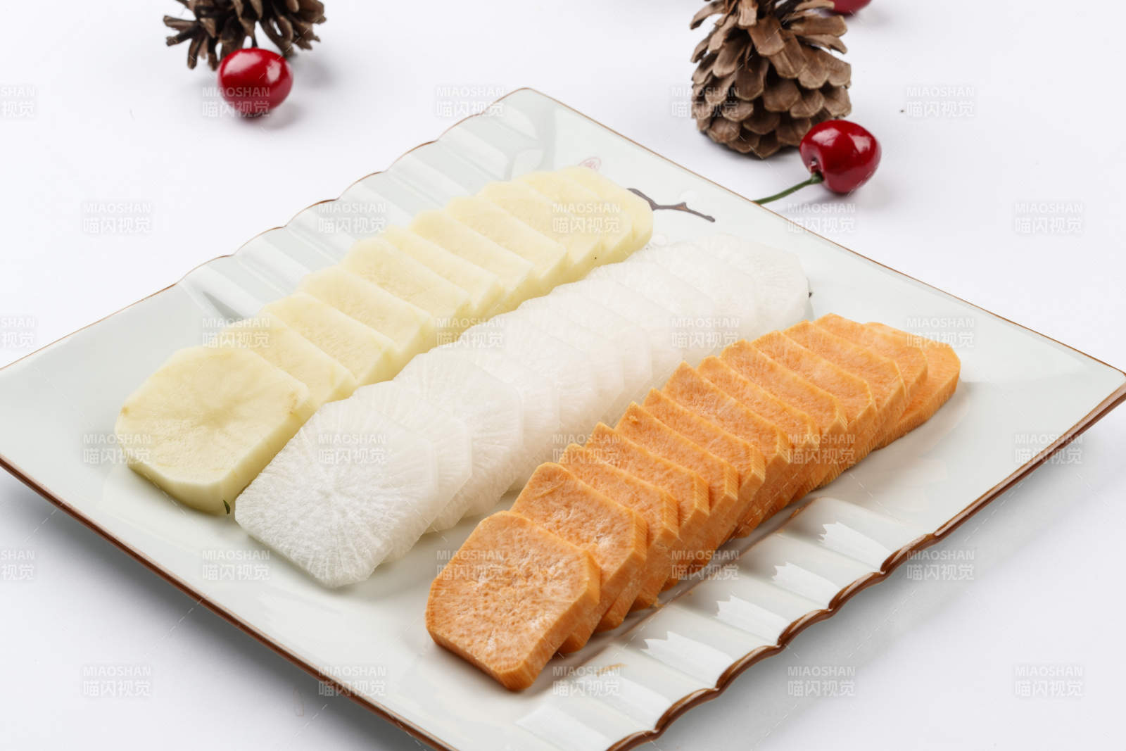 高档火锅料理食材图片