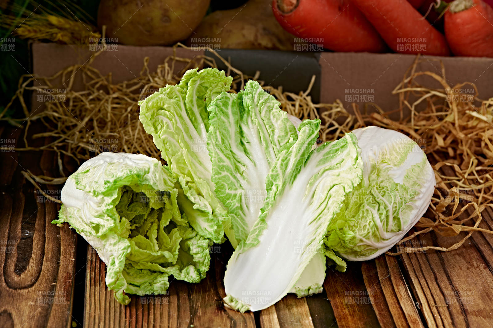 新鲜采摘有机蔬菜娃娃菜图片