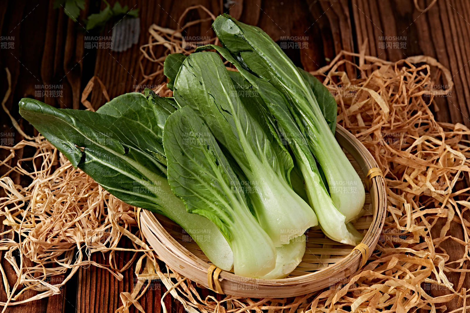 新鲜采摘有机青菜油菜图片