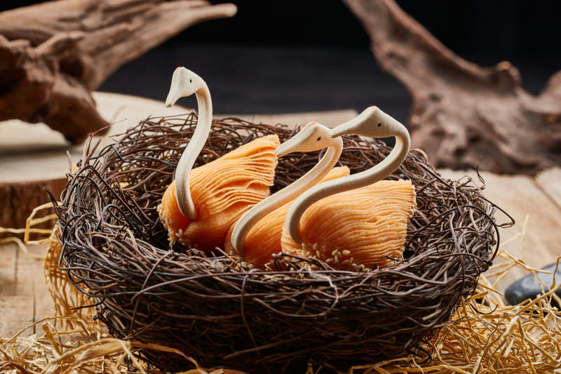 茶餐点心天鹅榴莲酥图片