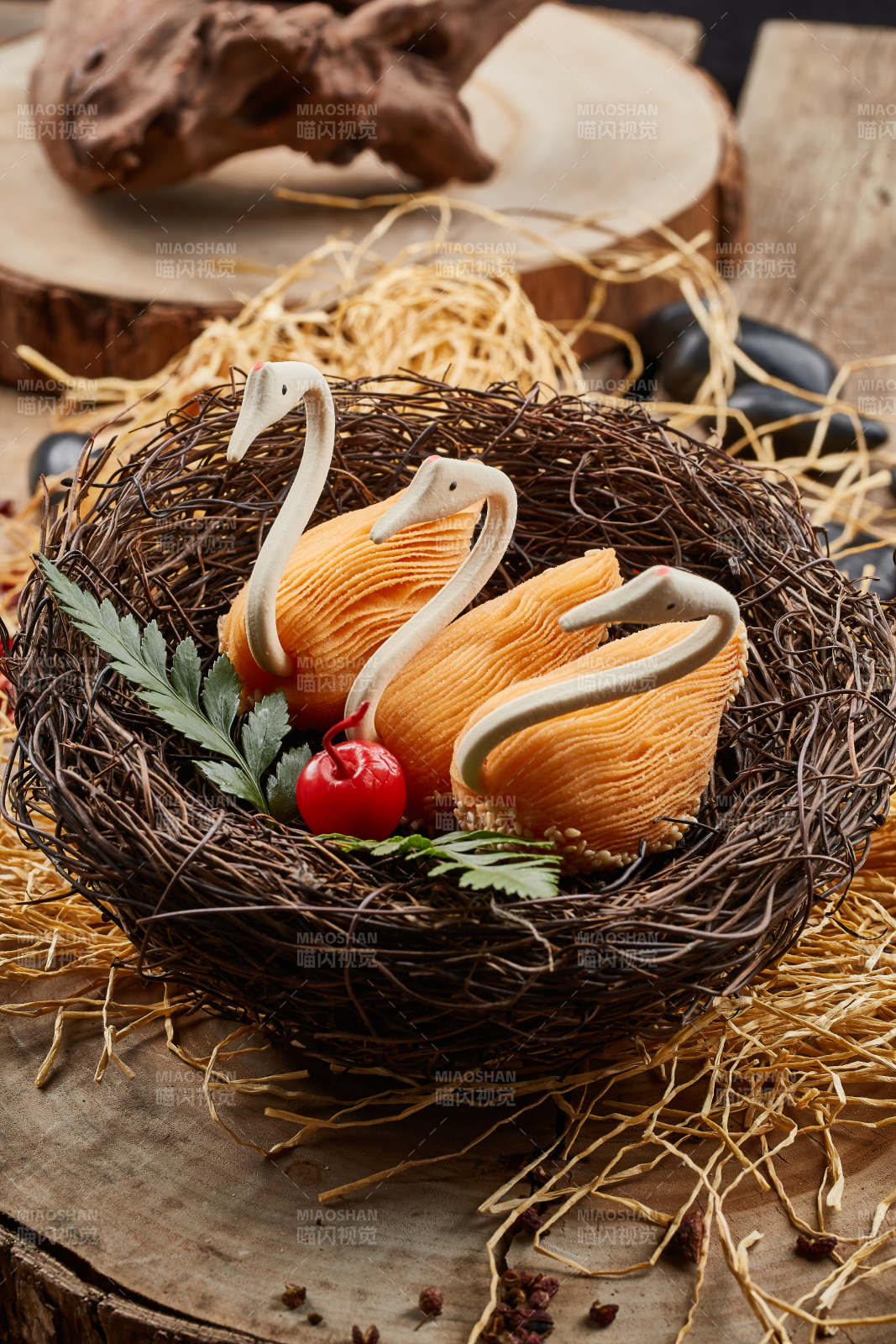 茶餐点心天鹅榴莲酥图片