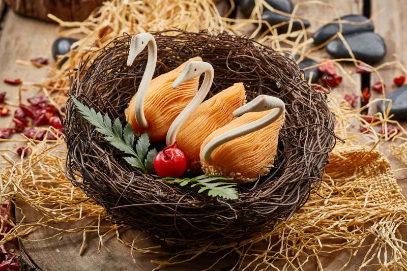 茶餐点心天鹅榴莲酥图片