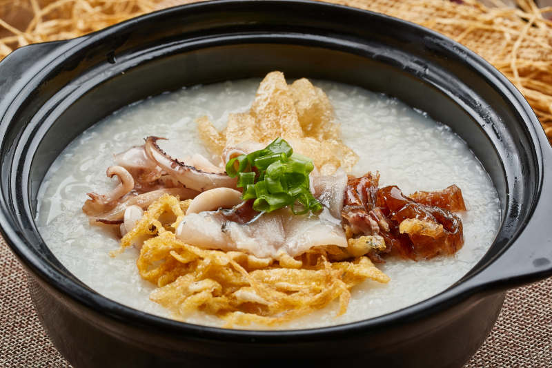茶餐生滚海鲜粥图片