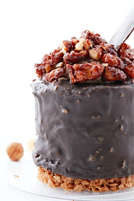 制作精美的法式小甜品蛋糕图片