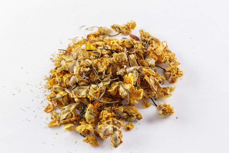 香气芬芳的沽源特产金莲花茶图片