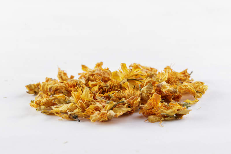 香气芬芳的沽源特产金莲花茶图片