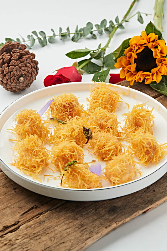 香炸金丝大虾球图片