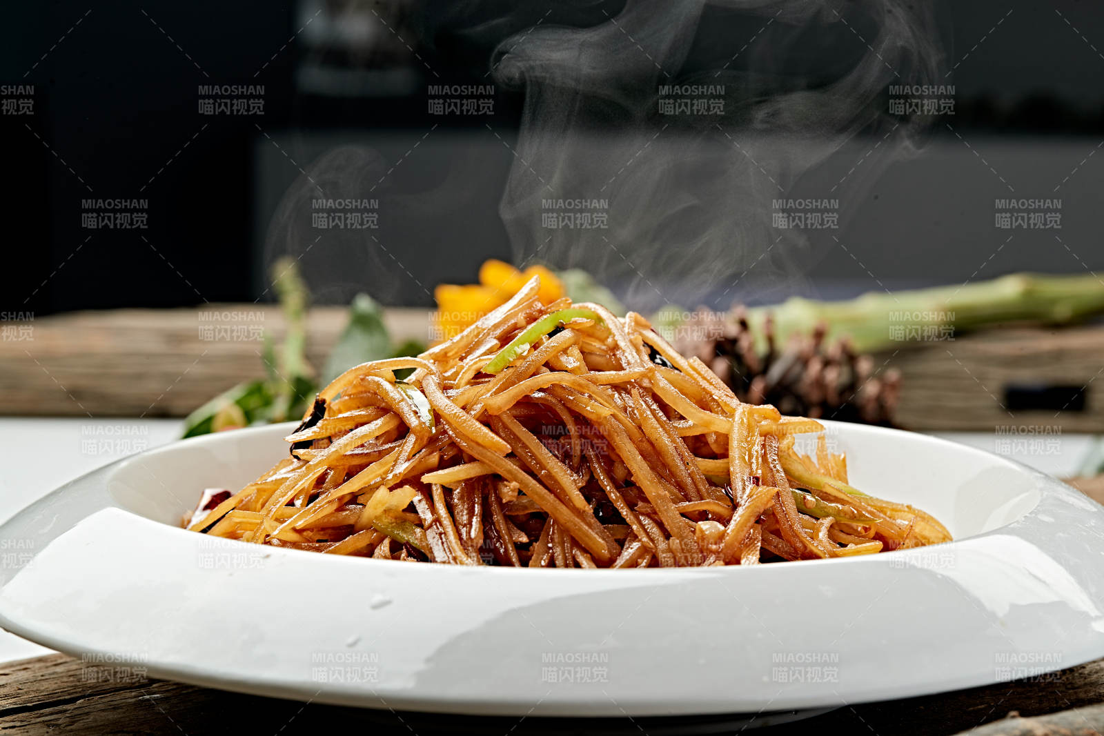 炝炒酸辣土豆丝图片