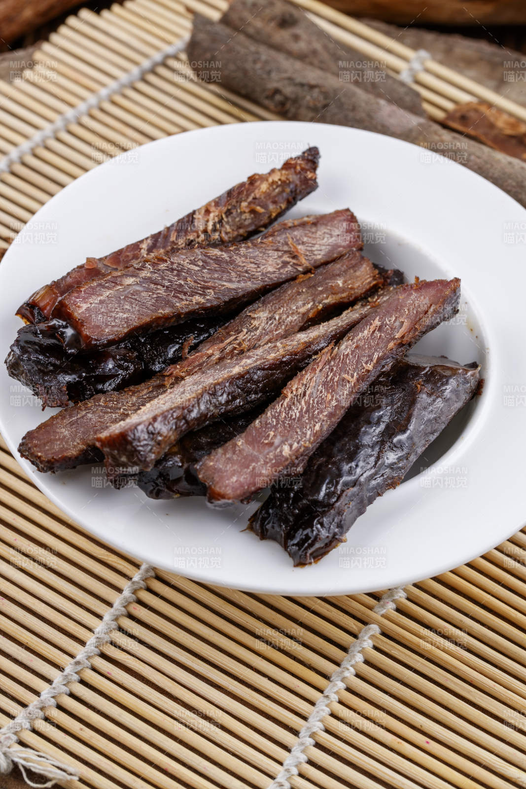 肉香四溢的的内蒙古特产牛肉干图片