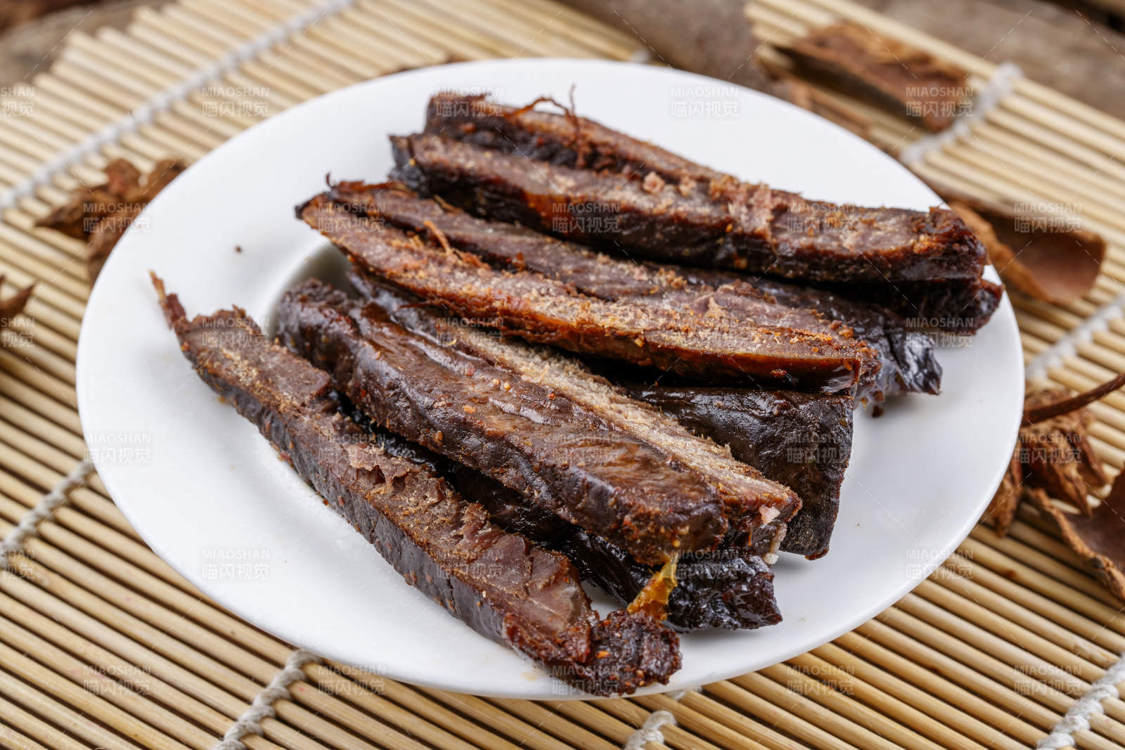 肉香四溢的的内蒙古特产牛肉干图片