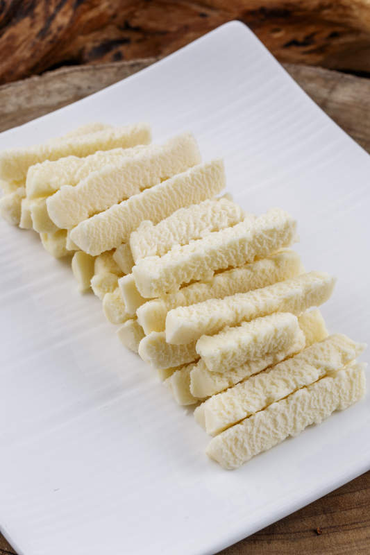 浓香甜美滋味浓郁的蒙族牛奶制品特写图片