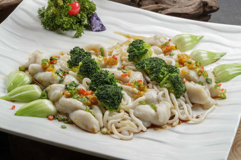 蒜香剁椒蒸蚝肉金针菇图片